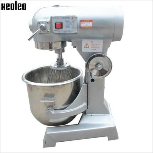 XEOLEO Planetary Mixer 15L Stand Food Mixer Dough Kneading machine Electric Bread Dough Mixer Eggs Blender Food processor 500W