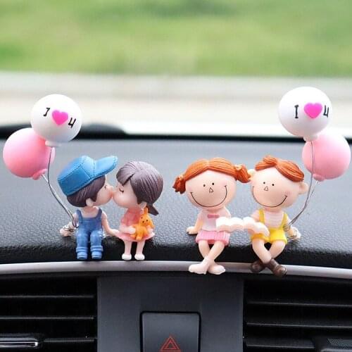 Car pendant interior girl decoration details product couple decoration Car air outlet decoration Car interior accessories for