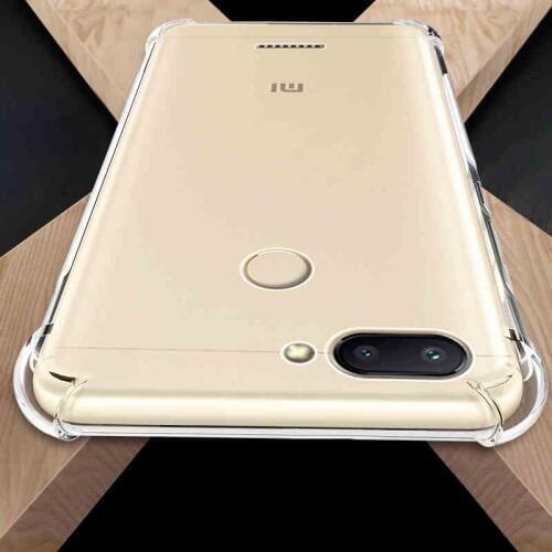 For Xiaomi Redmi 6 Pro Redmi 6 WIERSS Anti-knock Phone Case for Xiaomi Redmi 6A 6 A 32GB 64GB Transparent Back cover Case Capa