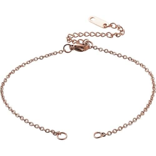 10Pcs Adjustable Stainless Steel Cable Extender Chain With Lobster Claw Clasps For Jewelry Making DIY Pendant Bracelet Accessory