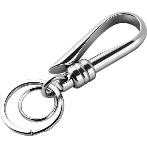 304 Stainless Steel Key Chain Waist Hanging Creative Men Belt KeyChains Buckle Classic Vintage Key Ring Holder Fathers Day Gift