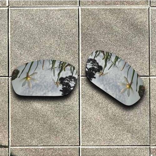 Sliver Titanium Polarized Sunglasses Replacement Lens for-Oakley Jawbone Frame 100% UV Protection Good Fitness