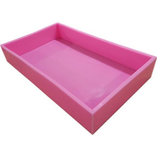 Size 55*32.5*8.8 cm Big Size Silicone Soap Molds Silicone Slab Mold for Natural CP Soap Making