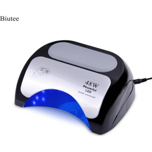 Biutee 48W 36 Led Nail Lamp UV LED Gel Nail Dryer Curing Manicure Pedicure UV Lamp Machine Drying Auto Sensor Clear Time Disply