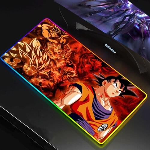 LED RGB Gaming XXL Mouse Pad Mousepad Mause Pad Keyboard Desk Carpet Game Rubber No-slip Mouse Mat Gamer Desk Mats Cool Dragon