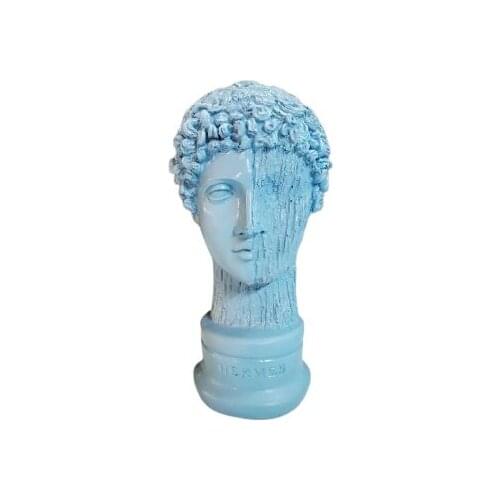 EU HOME DECORATION AROSE BLUE HERMES BÜST HOME OFFICE DECOR