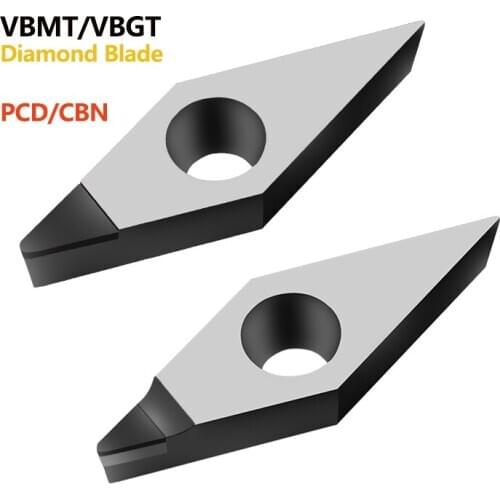 VBMT160404 VNMA160408 CNC lathe PCD CBN diamond insert VBMT VCMT VBGT VNMA High Hardness Cutter Blade for CNC Machine Tool