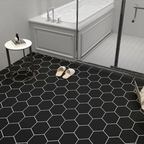 Bathroom Tiles Bathroom Toilet Renovation Waterproof Stickers Self-AdhesiveThick Wear-Resistant Non-Slip Decorative PVC Stickers