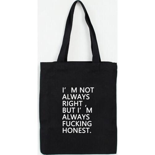 My Pen Is Bigger Than Yours Women Canvas Shoulder Bag Large Capacity Female Casual Cloth Tote Handbag School Books Shopping Bag