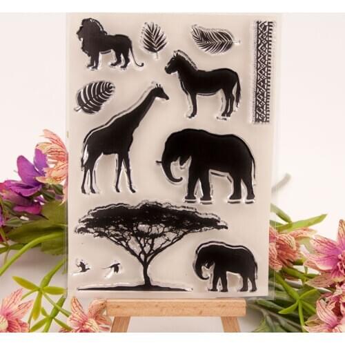 Animal Clear Stamp Or stamp for DIY Scrapbooking/Card Making/Kids Fun Decoration Supplies A2103