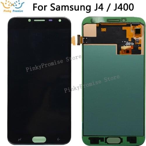 For J400 AMOLED LCD For Samsung Galaxy J4 J400 J400F J400G/DS SM-J400F LCD Display Touch Screen Digitizer Assembly Replacement