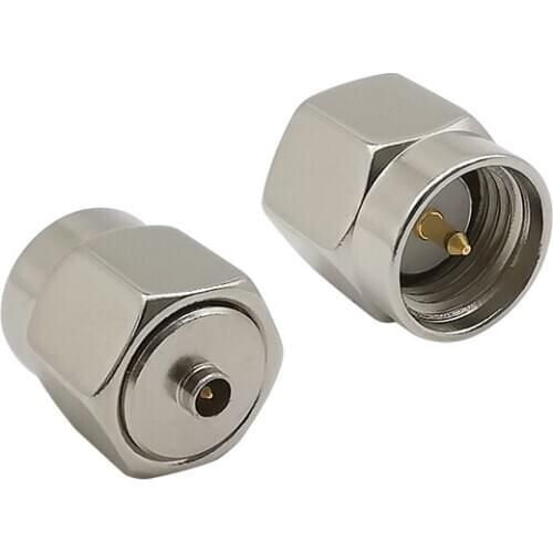 1PCS 50ohm RF Coaxial Adapter Nickel-plate SMA Male Plug to IPX U.fl Male Straight Converter Connector