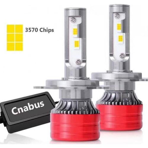 2Pcs 30000LM Car Led Headlight H1 H3 H4 H7 Error Free Canbus H8 H11 9005 HB3 9006 HB4 Auto Lights Bulb Automobiles Turbo