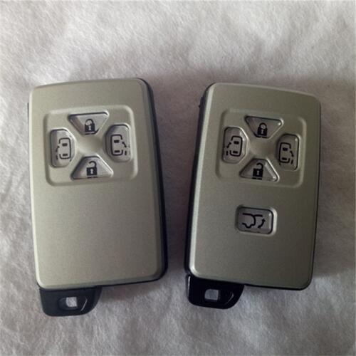 DAKATU 4 Button 5 Button Smart Remote Key Shell For Toyota Previa Alphard Prius Replacement Smart Card Remote shell