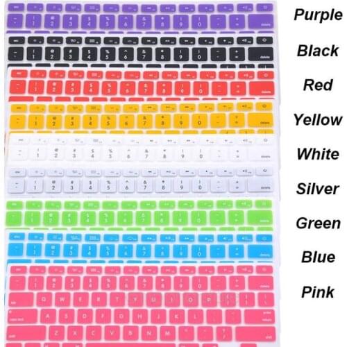 2020 New Laptop US/EU Keyboard Cover For Apple Macbook Air 11 Air 13 Pro Retina Touch Bar 11 12 13 15 inchs A1932 A1466 A1989