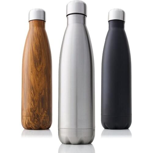 350/500/750/1000ml Double-wall Insulated Vacuum Flask Stainless Steel Heat Thermos For Sport Water Bottles Portable Thermoses