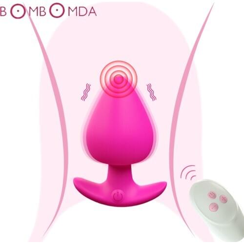 Anal Dildo Vibrator Wireless Remote Control Male Prostate Massager Huge Butt Plug Anal Expansion Anal Beads Sex Toys For Couples