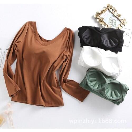 Женские футболки с длинным рукавом ASPYG China At AliExpress