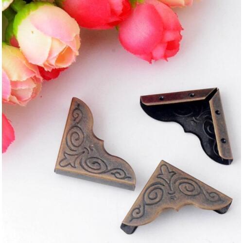 Free Shipping 25PCs Book Scrapbooking Albums Menus Folders Antique Bronze 35x25mm F0881