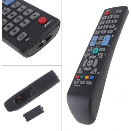 Black Replacement TV Remote Controller Support 2 x AAA Batteries for Samsung BN59000865A LED 3D Smart Player