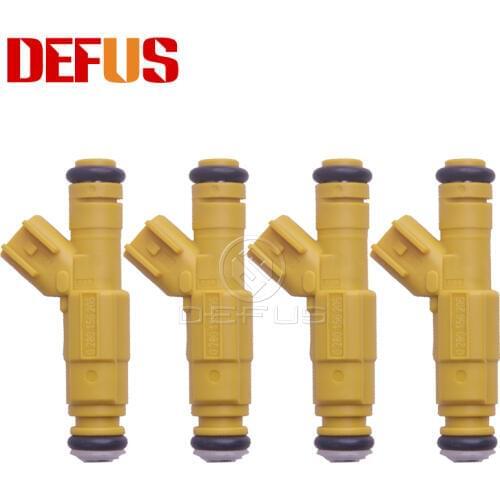 DEFUS 4PCS OEM 0280156205 Fuel Injector For Ford Ranger 2004-2005 2.3L l4 Mazda B2300 2005-2006 2.3L l4 Brand New High Quality