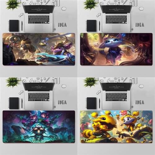 FHNBLJ Top Quality league of legends Yuumi Locking Edge Mouse Pad Game Free Shipping Large Mouse Pad Keyboards Mat