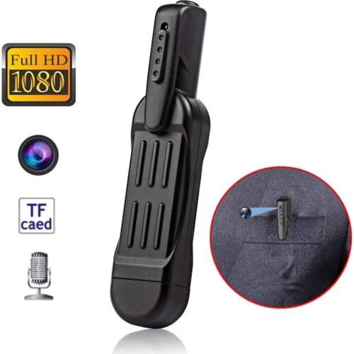 Full HD 1080P T189 Mini Camera Wearable Body Pen Cam Digital Small Sport DV Micro Camcorder Video Recorder Support 32G Card