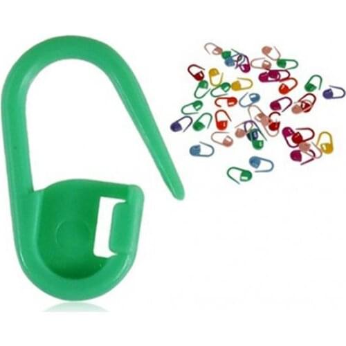 Hot 10pcs/bag Colorful Mix Mini Plastic Knitting Clips Crochet Locking Stitch Marker DIY Home Life