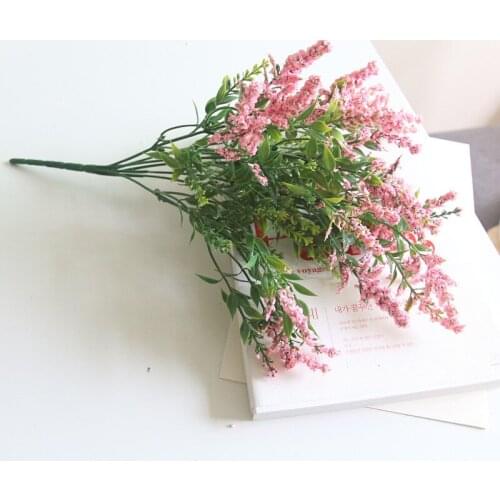 Lavender Bouquet Simulation Fake Flower DIY Floral Accessories Fake Flower Single Plastic Flower Arrangement