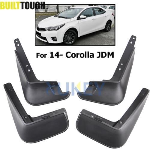 Molded Car Mud Flaps For Toyota Corolla Altis 2014 2015 2016 2017 Mudflaps Splash Guards Mud Flap Front Rear Mudguards Fender