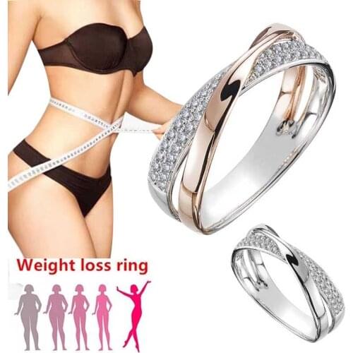 Magnetic Slimming Ring Weight Loss Health Care Fitness Jewelry Burning Weight Design Opening Therapy Lose Fashion X