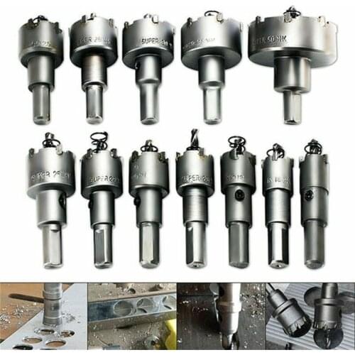 12Pcs Set Hole Saw Cutter Drill Bits Tool Sturdy Durable for DIY Woodworking UD88
