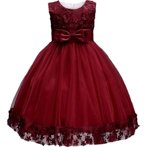 Baby Girls Party Princess Dresses Elegant Girl Evening Dress For Wedding Birthday Kids Dresses For 1 to 12 yeas Girls Clothes