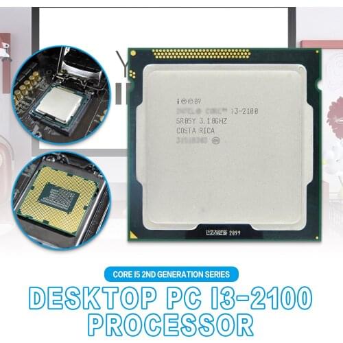 New Arrival Desktop PC I3-2100 Processor Durable Desktop PC I3-2100 Processors Computers Accessories