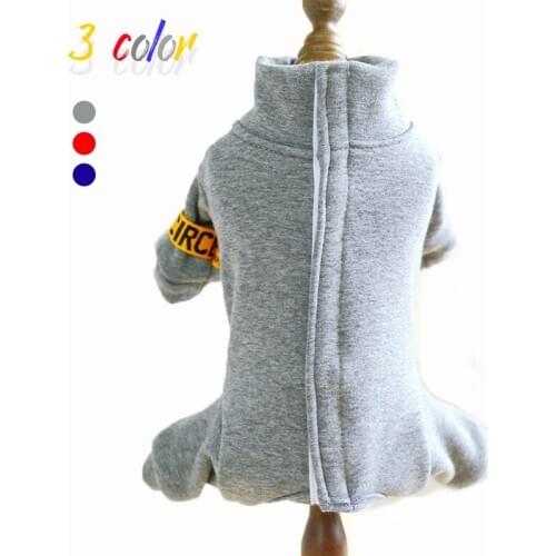 Pet Jumpsuit for Dog Clothes Sweatshirt Puppy Clothes for Dog Cat Warm Small Dog Jacket Coat Pet Clothing Hoodies French Bulldog