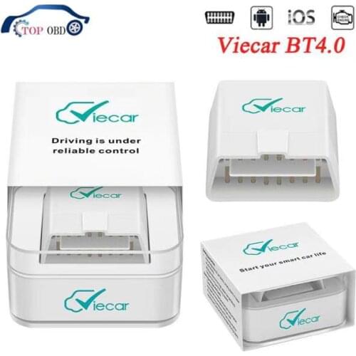 Original Viecar ELM 327 V1.5 Bluetooth 4.0 ELM327 OBD2 Auto Scanner Car PIC18F25K80 For Android/IOS OBD OBD II Car Diagnostic