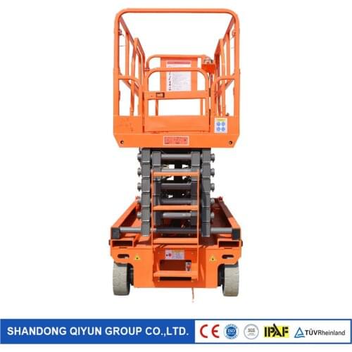 Qiyun 6m 380kg Self-Propelled Scissor Lift Electric Aerial Work Platform For sale with CE ISO Certified