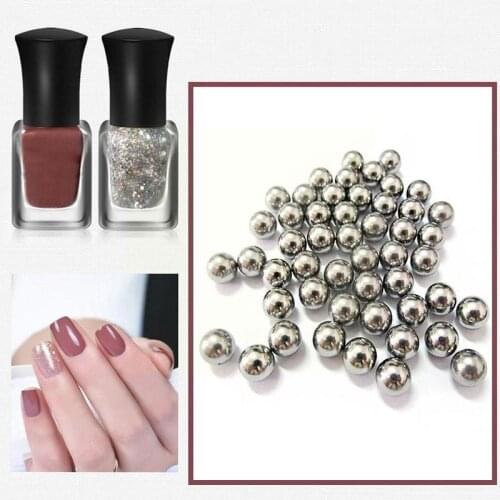 Nagellak Mengen Ballen 5mm Rvs Kralen Roerwerk voor Nail Mixing Tool Nail Agitator Glitter Polish Art Balls Poolse P0X2