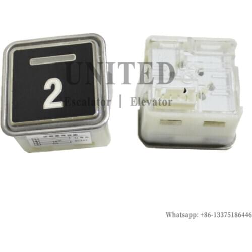 10pcs Elevator Button A3J22778 MTD278 Black square button TA270-S2