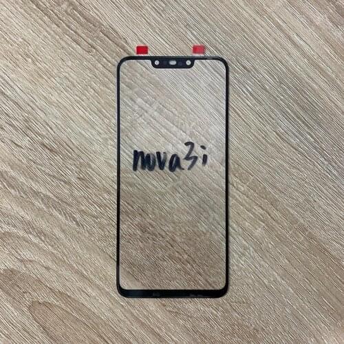 20pcs For Huawei Nova3 Nova 3 3i Repair Parts Front High Quality LCD Screen Outer Glass Lens Replacement Front Glass Lens