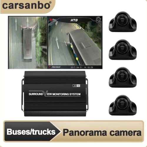 360 Panoramic Seamless 3D Imaging System for Buses/trucks 360 Seamless Surround View Digital Video Recorder(3D+1080P)