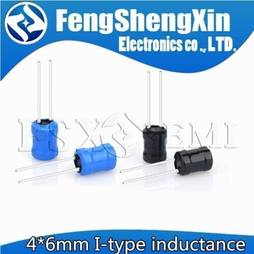 50pcs 50pcs 4*6 4x6mm I-type power inductance 0406 150UH 220UH 330UH 470UH 1MH 2.2MH 3.3MH 4.7MH 10MH 20MH 22MH
