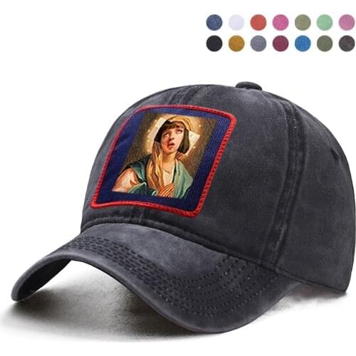 Virgin Mary Baseball Cap Harajuku Hip Hop Dad Solid Trucker Caps Sun Shade Hat Casquette Snapback Womnan Man Sunhat Boinas Caps