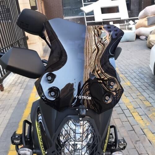 For Suzuki V-Strom 650 XT DL650 2017 2018 2019 Motorcycle Accessories Windscreen Windshield Deflector Protector Shield Screen