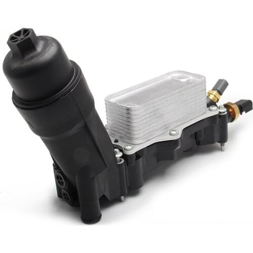 Oil Cooler Filter Adapter Housing 68105583AF for Jeep Chrysler Dodge 3.6 2014-17