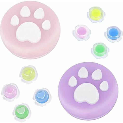 Colorful DIY ABXY Directions Keys Buttons Set for Nintendo Switch NS NX Left Right Controller Joy-Con Covers