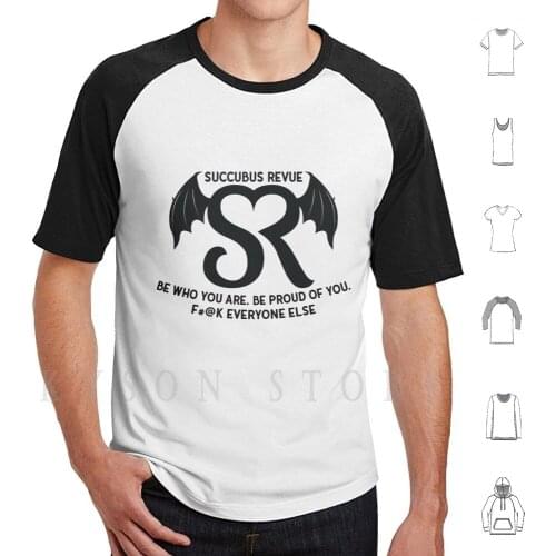 Succubus Revue And Motto Logo T Shirt Men Cotton Succubus Sorority Succubus Revue Dance Burlesques Art Collective