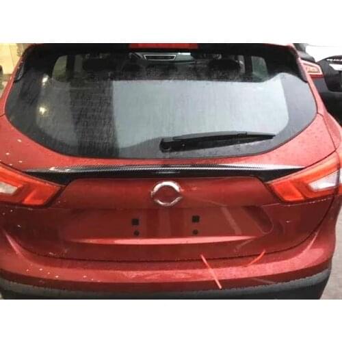 For Nissan Qashqai J11 Dualis 2014 2015 2016 2017 Rear Door Trim Rear Trunk Cover Sticker Wing trim Tail door trim accessories