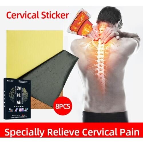 Cervical Spine Pain Relief Stickers Medically Treat Cervical Spine Muscle Sore For Sprain Or Sedentary watching computer Worker