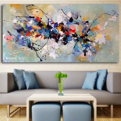 Christmas gift Hand painted canvas oil paintings Abstract Modern Home Decoration Painting Wall Art Picture living room painting